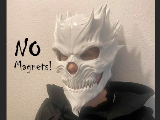 Demon spiked skull mask (No magnets)