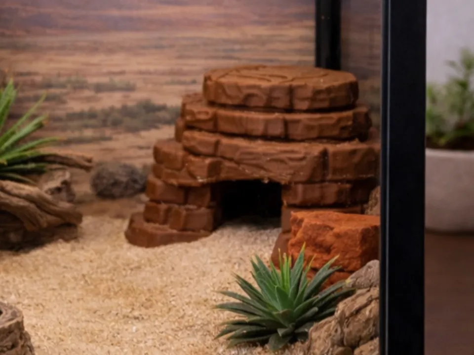 Desert Stackrock climb, Reptile decor