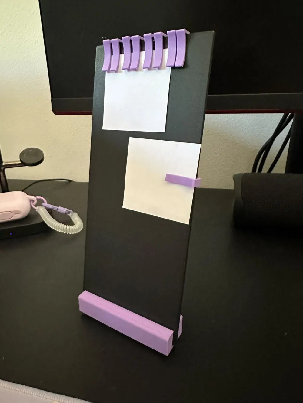 Desk Memo/Note Stand, photo 3 of 4 - Desk Memo/Note Stand Household
