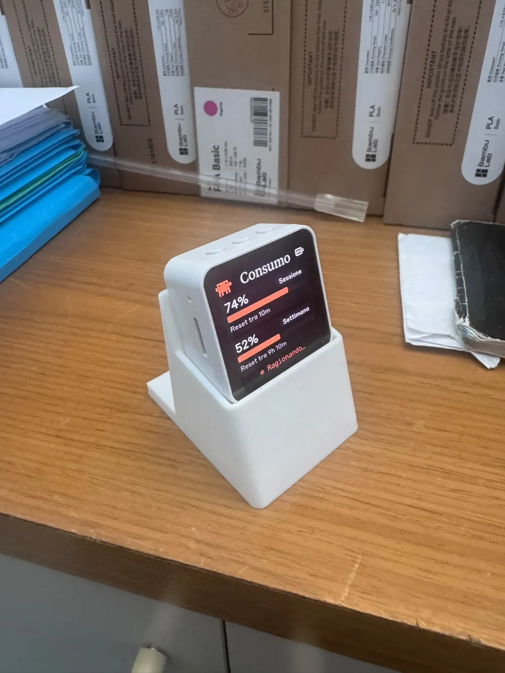 Desk Stand Waveshare ESP32-C6-Touch-AMOLED-2.16 v1, photo 2 of 4 - Desk Stand Waveshare ESP32-C6-Touch-AMOLED-2.16 v1 Tools