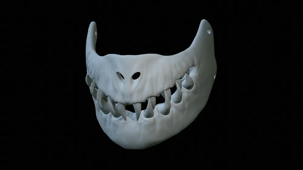 Devil Salamander mask, photo 2 of 4 - Devil Salamander mask Props & Cosplay