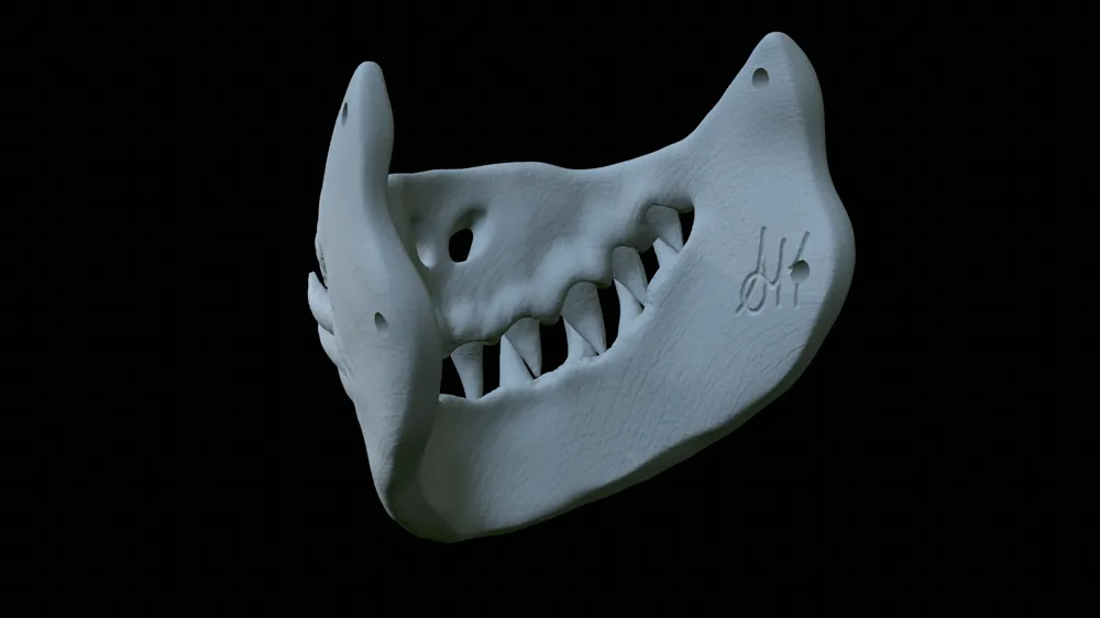 Devil Salamander mask, photo 4 of 4 - Devil Salamander mask Props & Cosplay