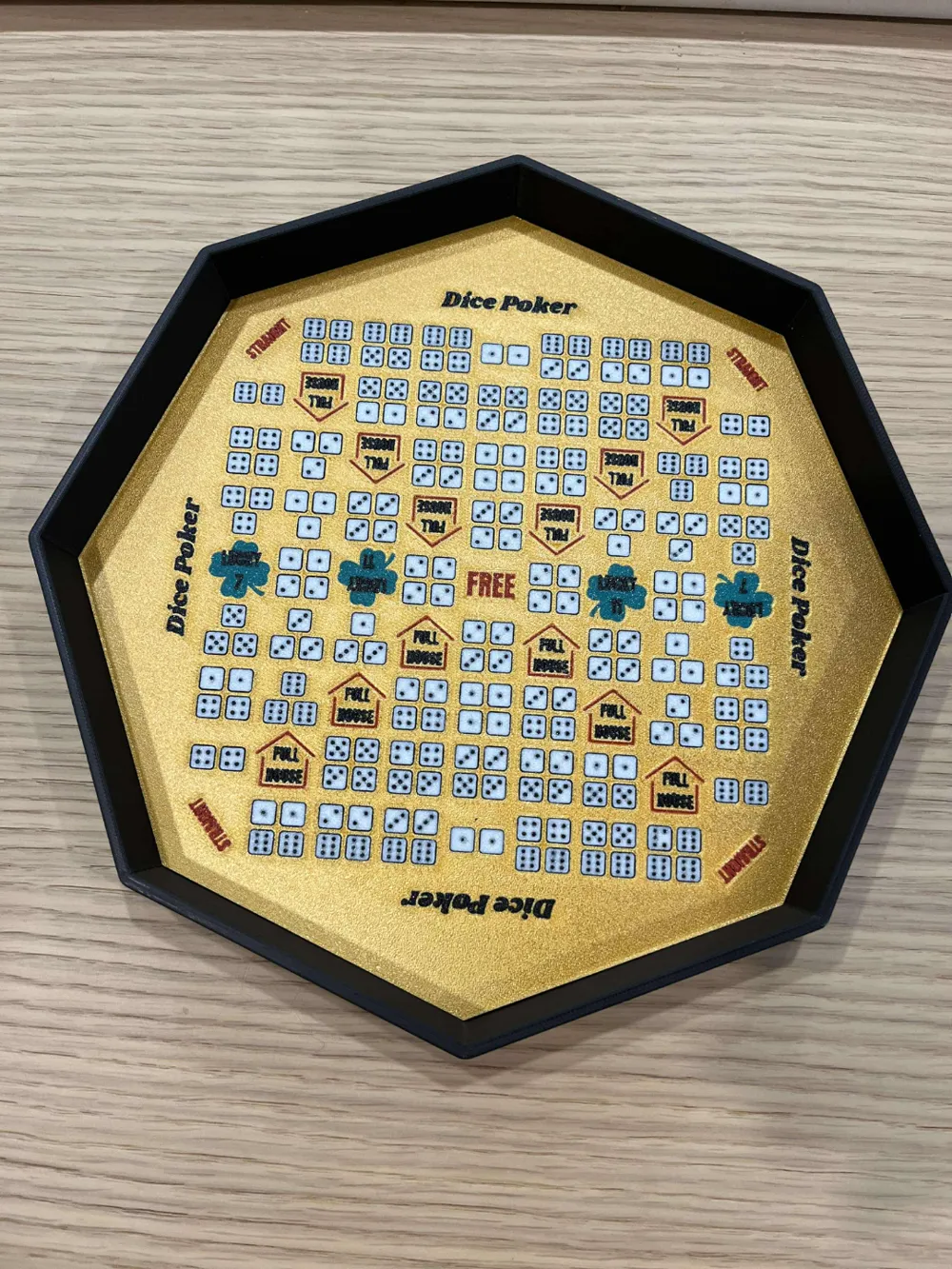 Dice Board Games 7 Interchangeable faceplates, photo 4 of 4 - Dice, poker