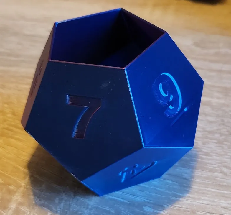 Dice planter set (RPG tabletop games), another view - Dice, polygon