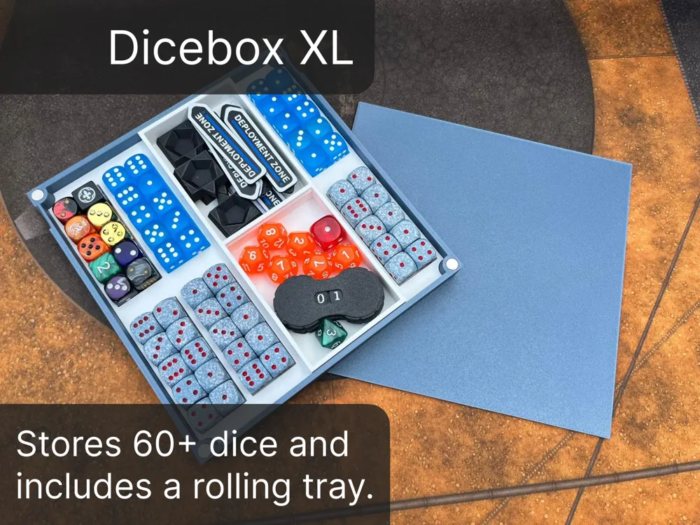 Dicebox XL with removable tray - Trays & Dividers, in stock in India