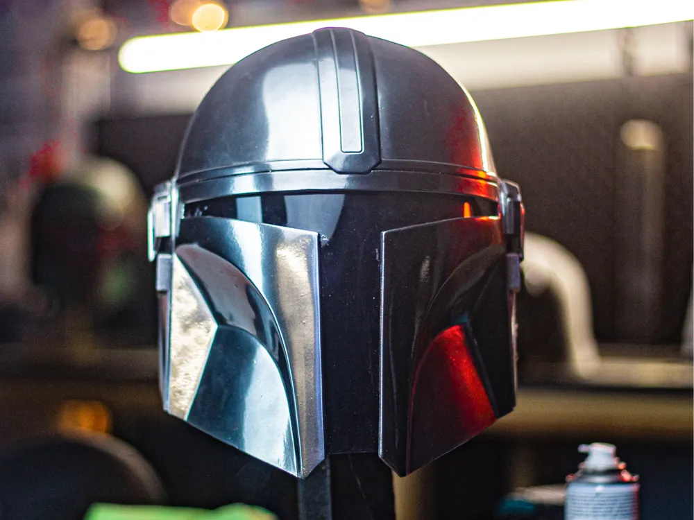 Din Djarin Mandalorian beskar helmet