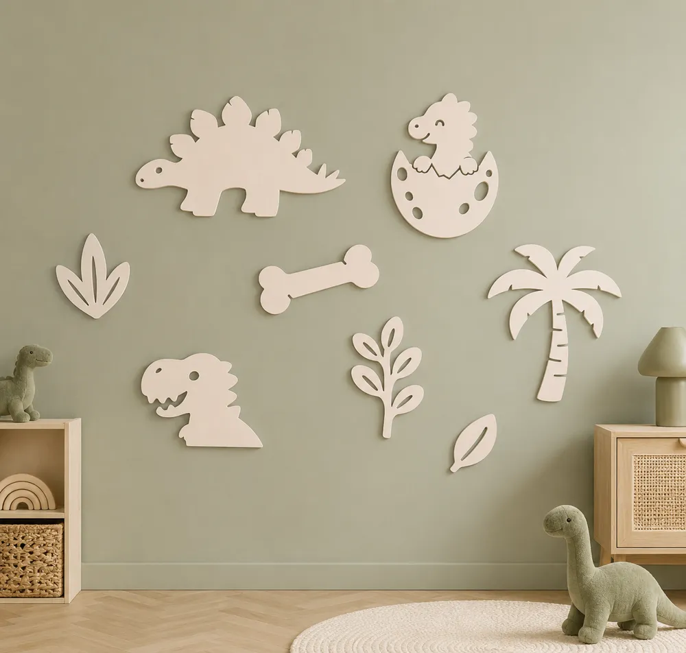 Dino wall art pack 1, photo 2 of 4 - Dino wall art pack 1 Household