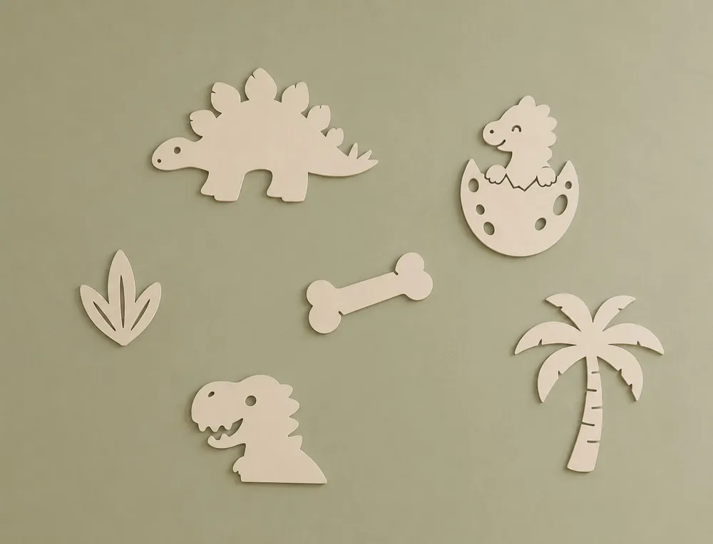 Dino wall art pack 1, photo 3 of 4 - Dino wall art pack 1 Household