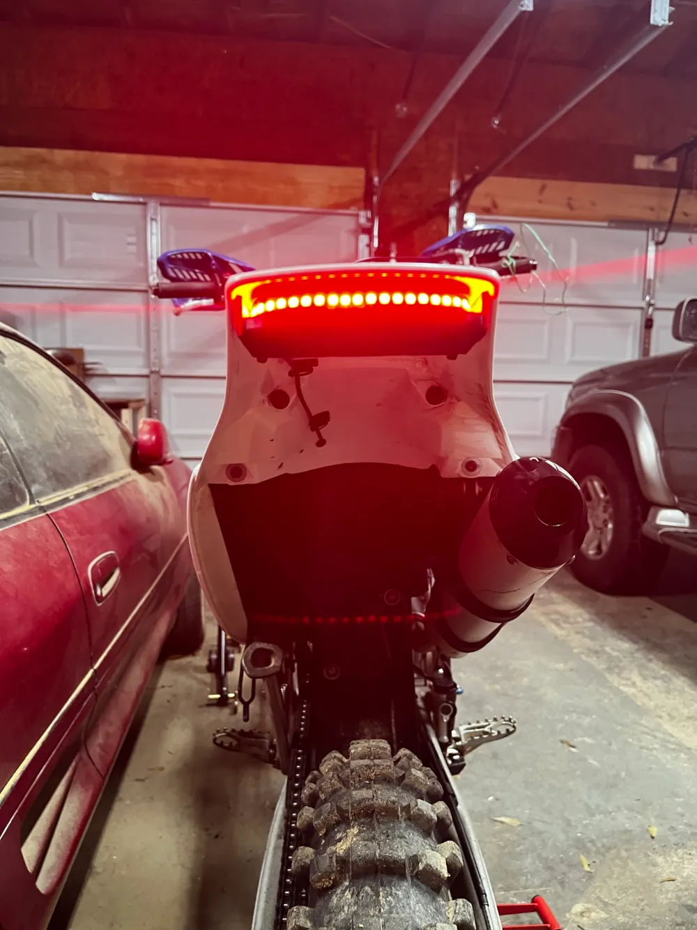 Dirt bike LED brake light mount, photo 2 of 4 - Dirt bike LED brake light mount Hobby & DIY