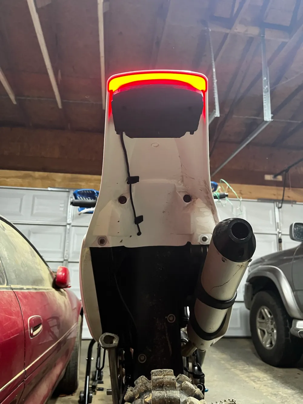 Dirt bike LED brake light mount, photo 3 of 4 - Dirt bike LED brake light mount Hobby & DIY