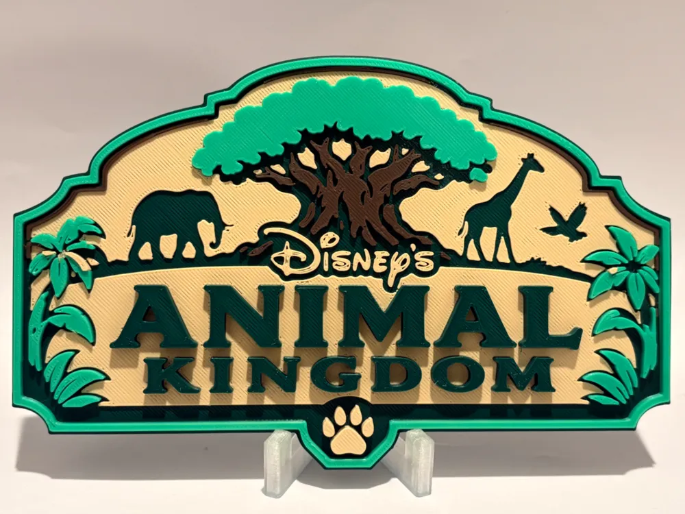 Disney's Animal Kingdom Inspired Sign, photo 2 of 4 - Disney's Animal Kingdom Inspired Sign Home Decor Items
