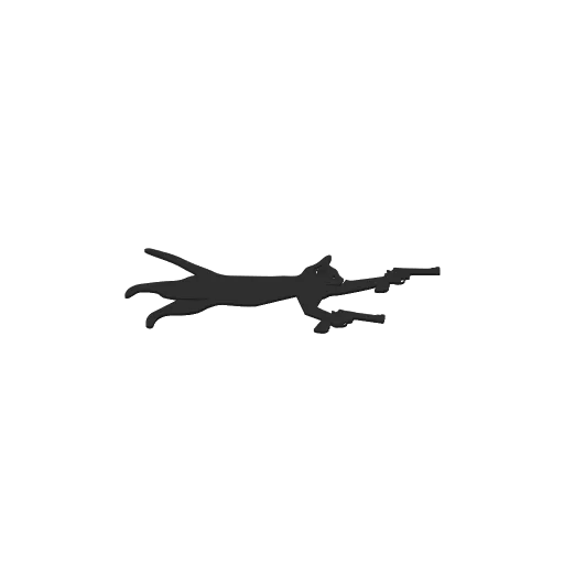Diving Akimbo Cat Door Topper, photo 4 of 4 - Diving Akimbo Cat Door Topper Pets