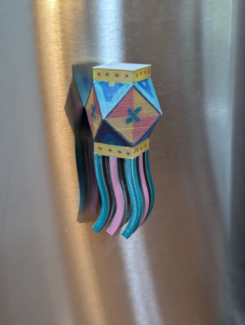 Diwali Festival Lantern Fridge Magnets, photo 2 of 3 - Diwali Festival Lantern Fridge Magnets Art