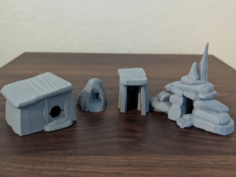DnD Cave and Tomb Entrances Minis for Board Game