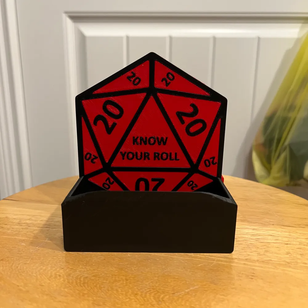 Dnd D20 Dice Tray, photo 3 of 4 - Dnd D20 Dice Tray Toys & Games