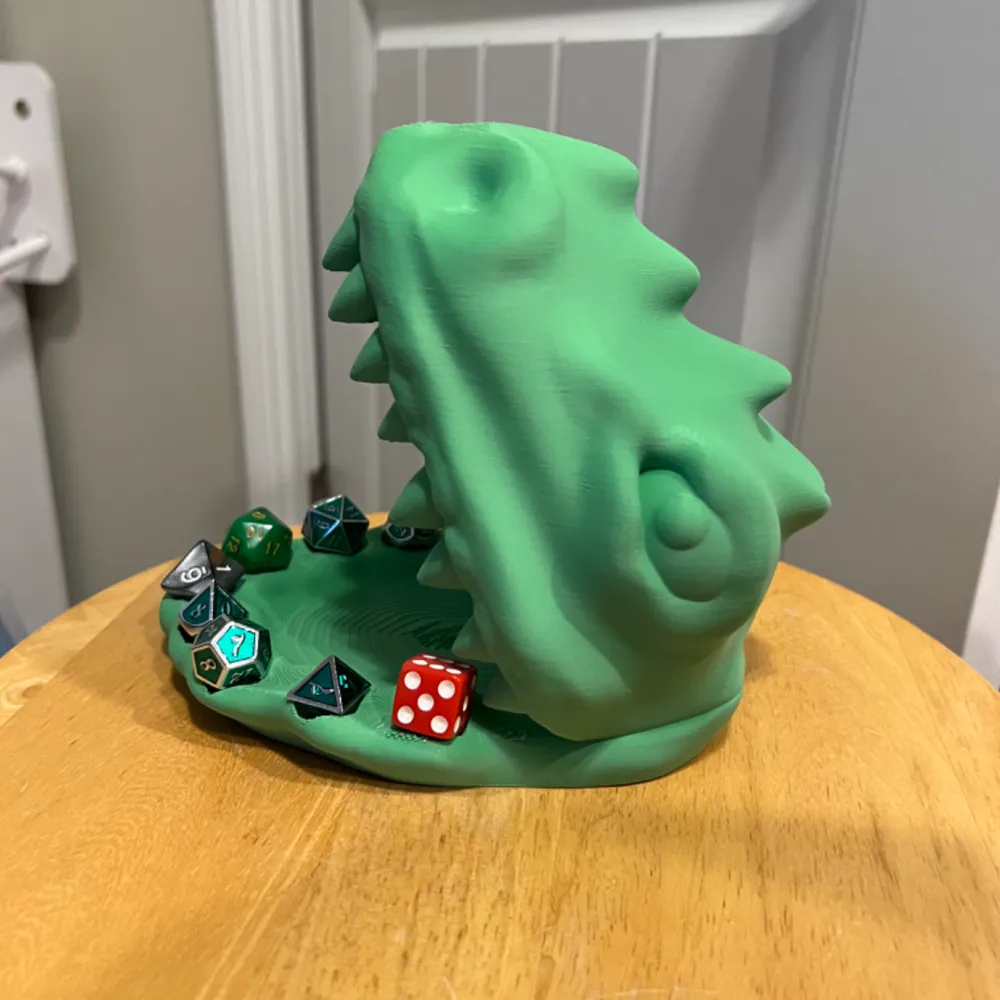 Dnd Dragon Dice Holder and Tray, photo 2 of 4 - Dnd Dragon Dice Holder and Tray Board Games & Tabletop