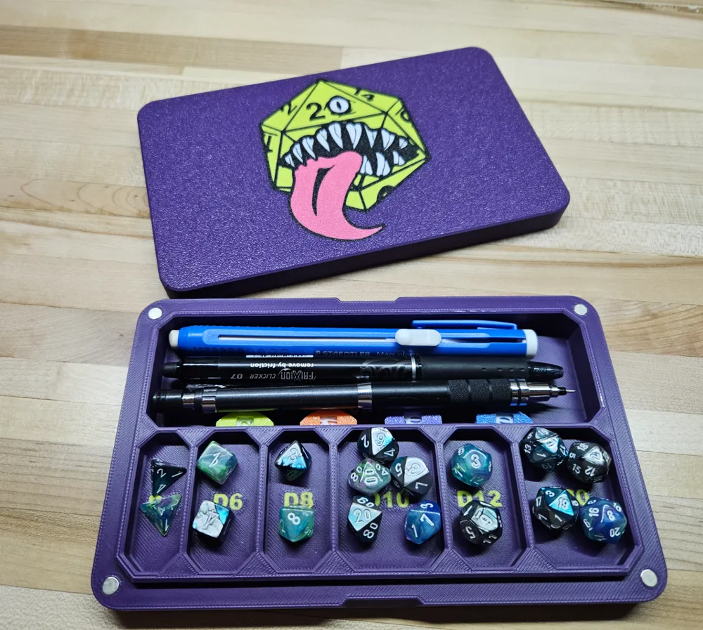DnD Mini dices set case, with pens and tray - Other Hobby & DIY, in stock in India