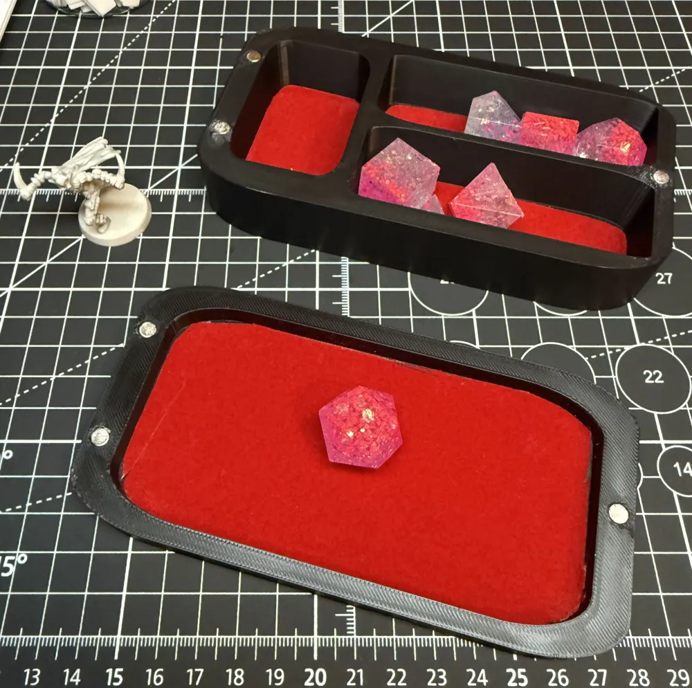 DnD Pocket Case and Dice Tray Lid, photo 4 of 4 - DnD Pocket Case and Dice Tray Lid Board Games & Tabletop