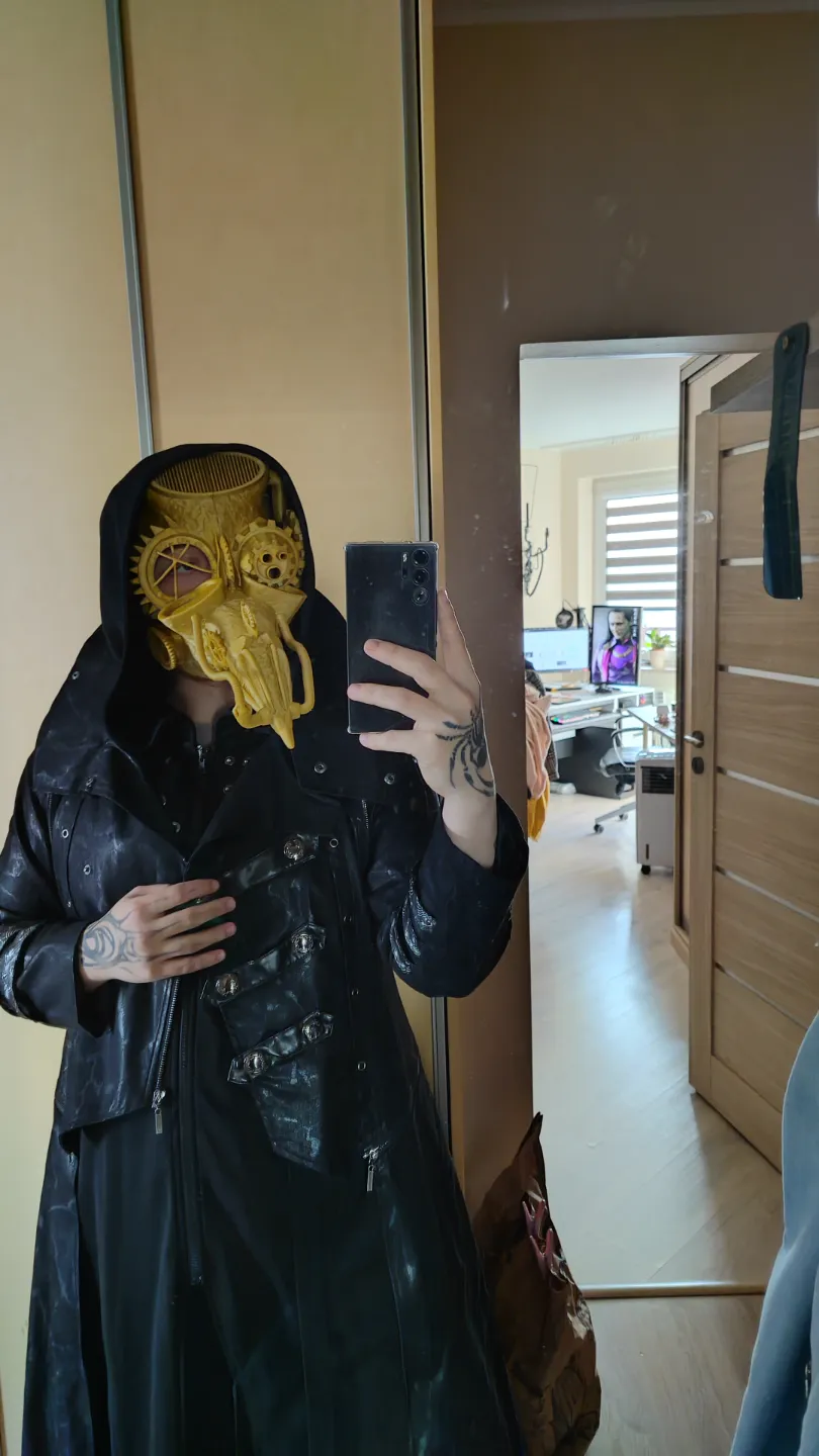 Doctor Plague steampunk mask, photo 2 of 4 - Doctor Plague steampunk mask Props & Cosplay