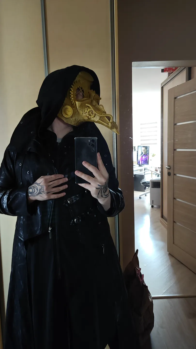 Doctor Plague steampunk mask, photo 4 of 4 - Doctor Plague steampunk mask Props & Cosplay