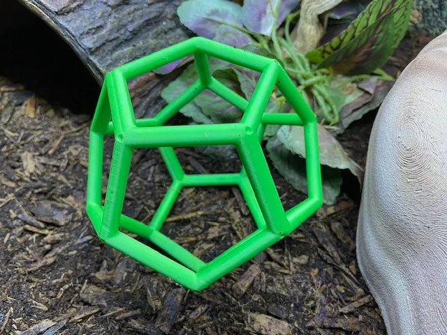 Dodecahedron Snake Enrichment Toy, photo 3 of 4 - Dodecahedron Snake Enrichment Toy Pets