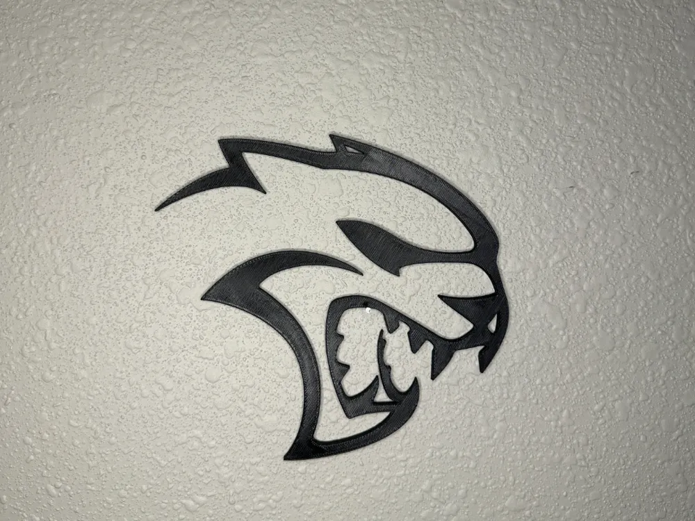 Dodge Hellcat - Logo - Wall Art - Scalable