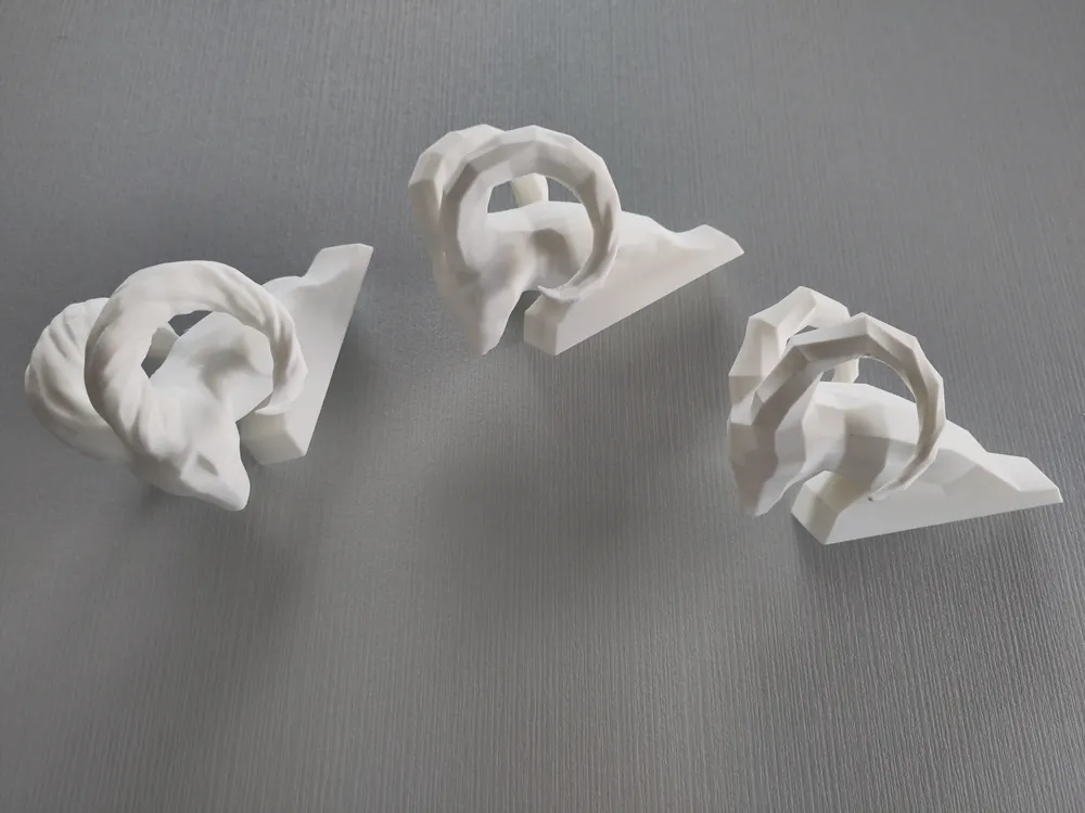 Dodge RAM v2 Hood ornaments High to Low Poly ver., photo 4 of 4 - Car Badges & Emblems, logo
