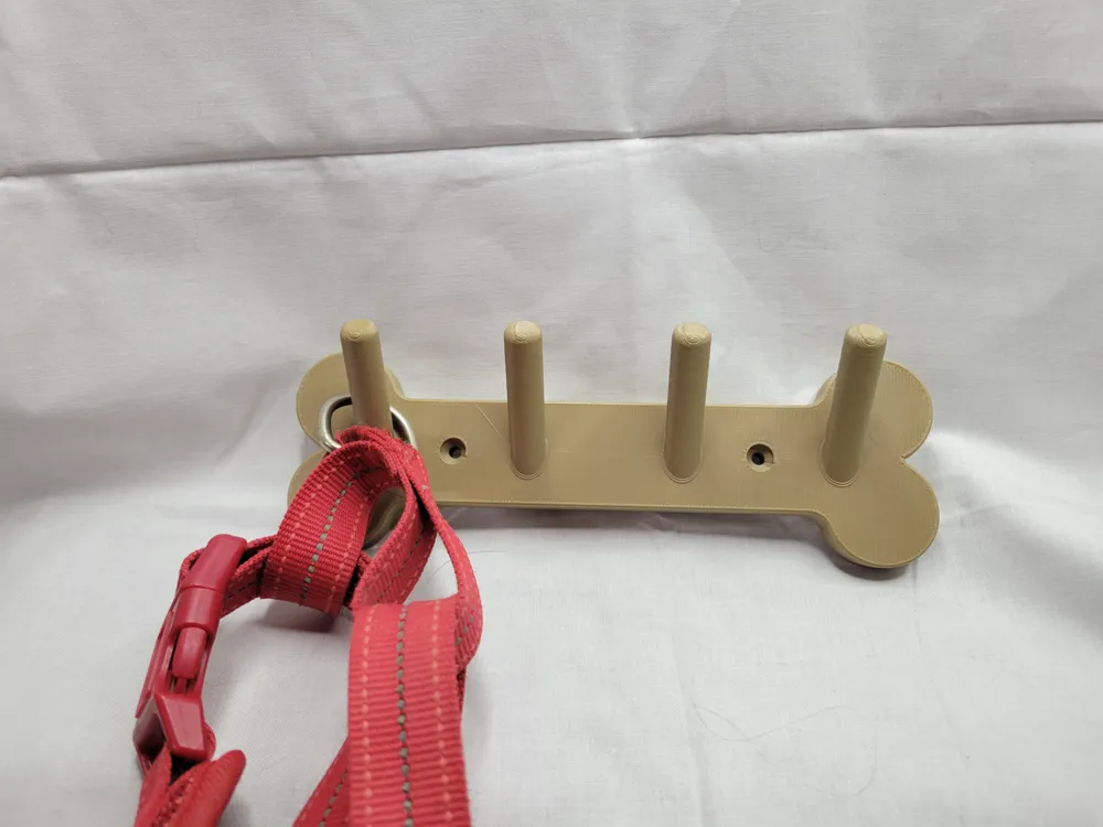 DOG BONE Leash, Collar, Keys Hanger, photo 3 of 4 - DOG BONE Leash, Collar, Keys Hanger Household