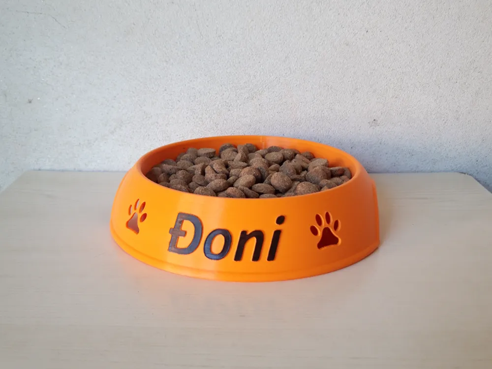Dog bowls with names