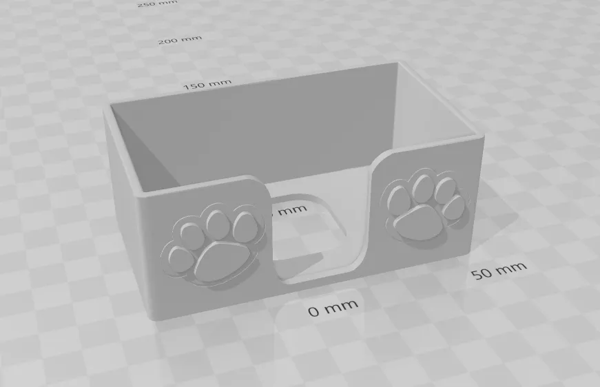 dog business card holder