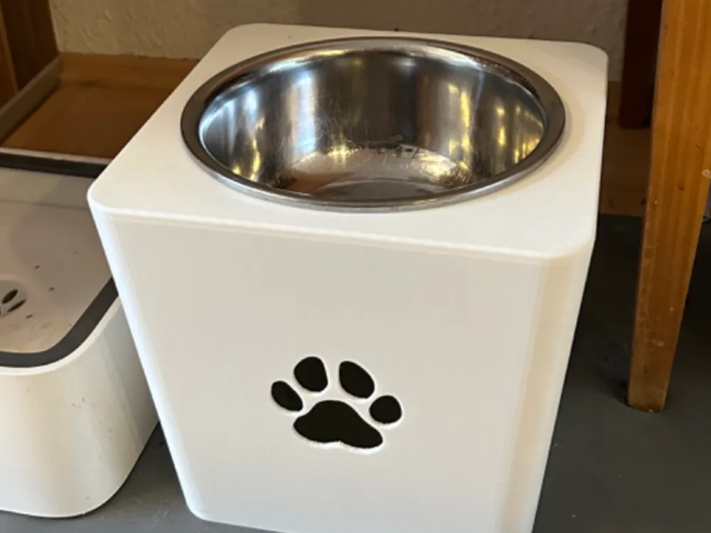 dog food bowl raiser