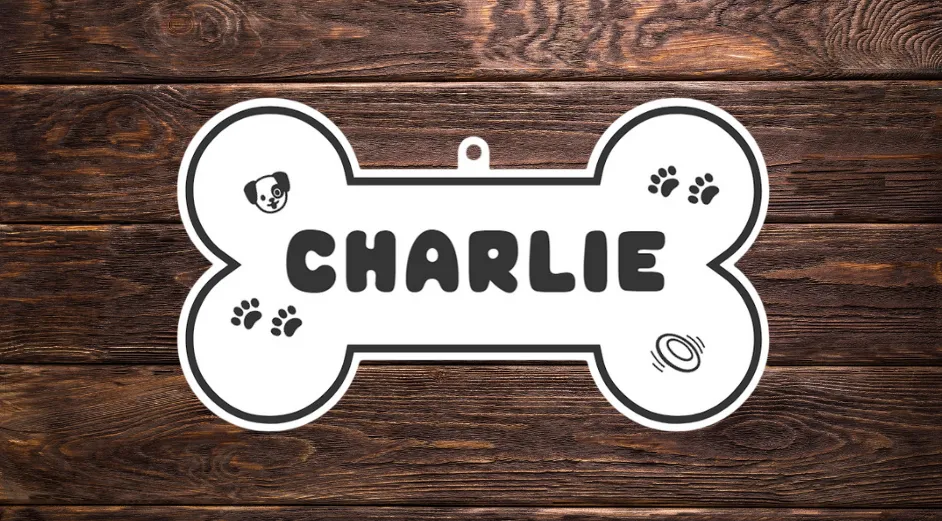 Dog House Sign CHARLIE