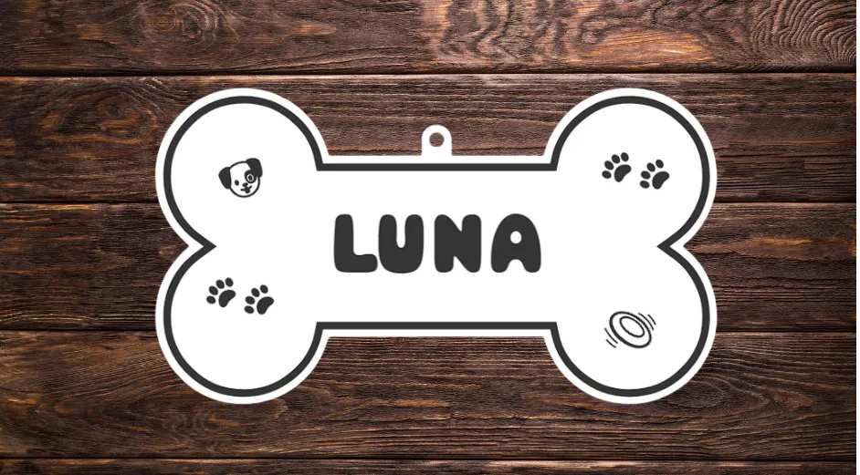 Dog House Sign LUNA