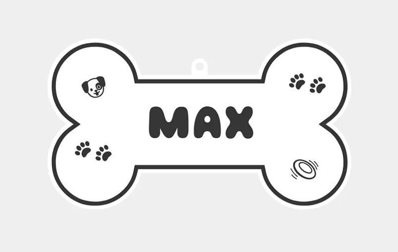 Dog House Sign MAX, photo 4 of 4 - Dog House Sign MAX Home Decor Items