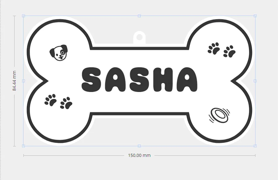Dog House Sign SASHA, photo 4 of 4 - Dog House Sign SASHA Home Decor Items