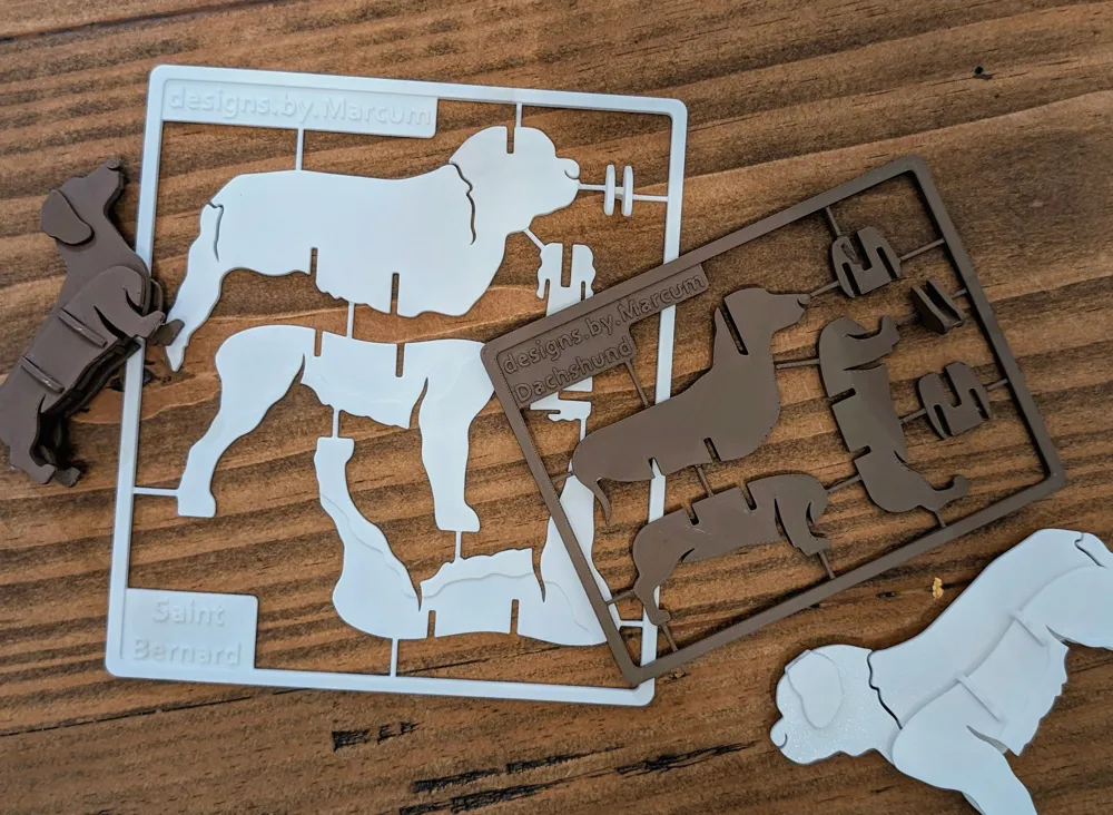 Dog Kit Card - Multiple Breeds, photo 3 of 4 - Dog Kit Card - Multiple Breeds Miniatures