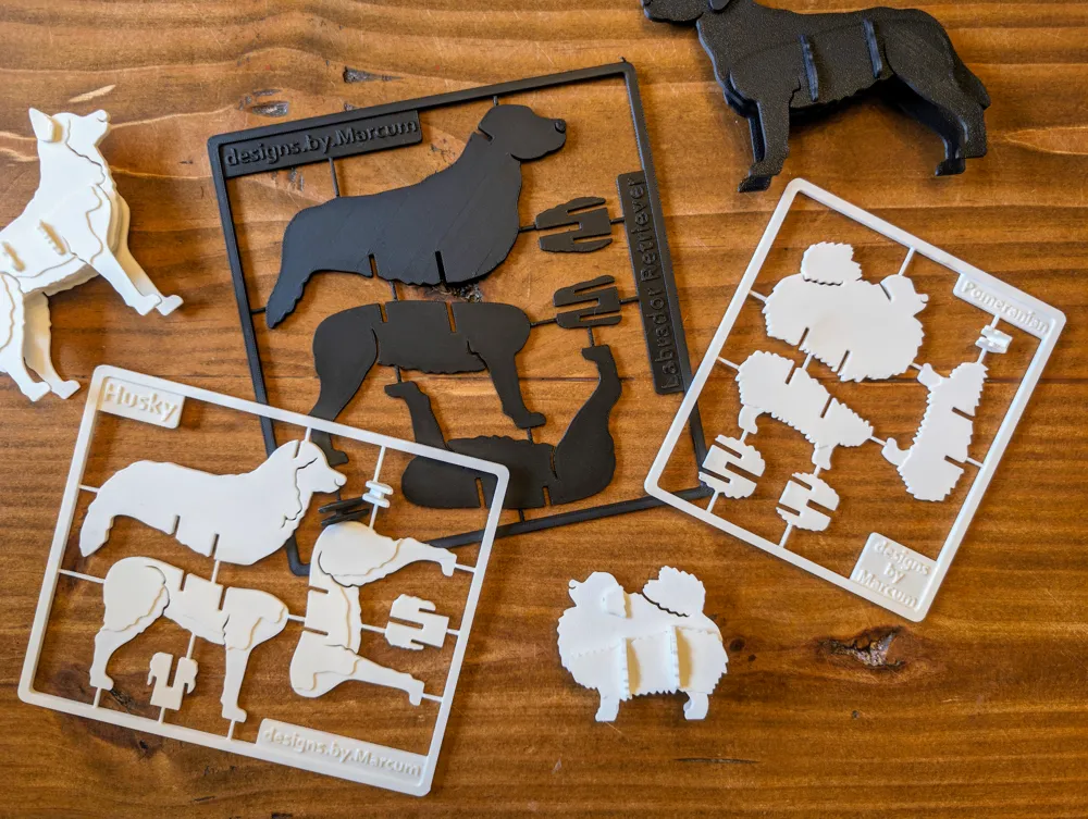 Dog Kit Card - Multiple Breeds, photo 4 of 4 - Dog Kit Card - Multiple Breeds Miniatures