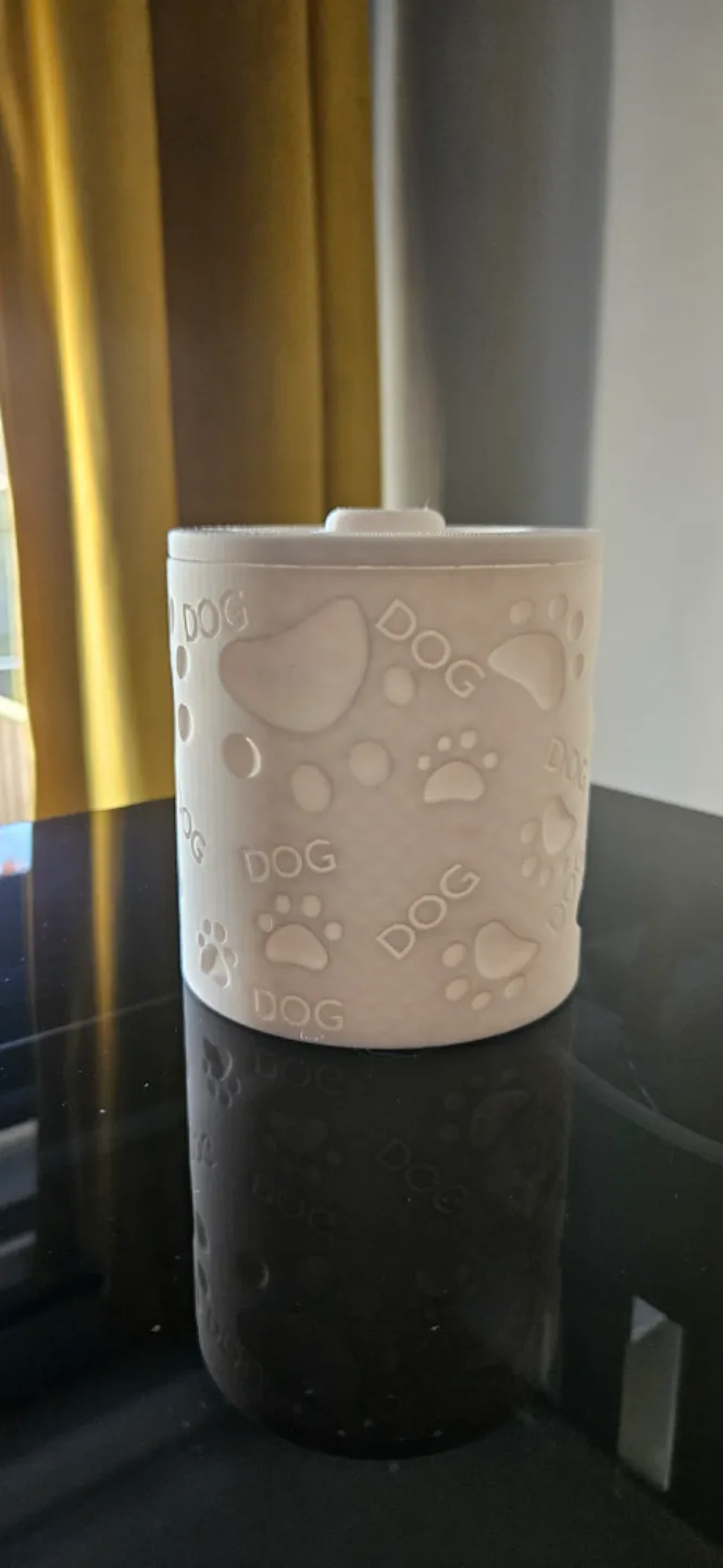 Dog paw storage with lid, photo 3 of 4 - Dog paw storage with lid Pets