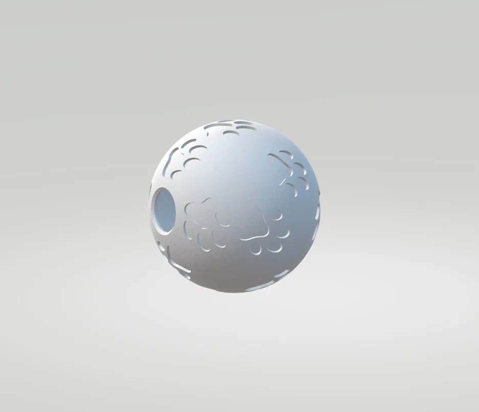 Dog treat ball