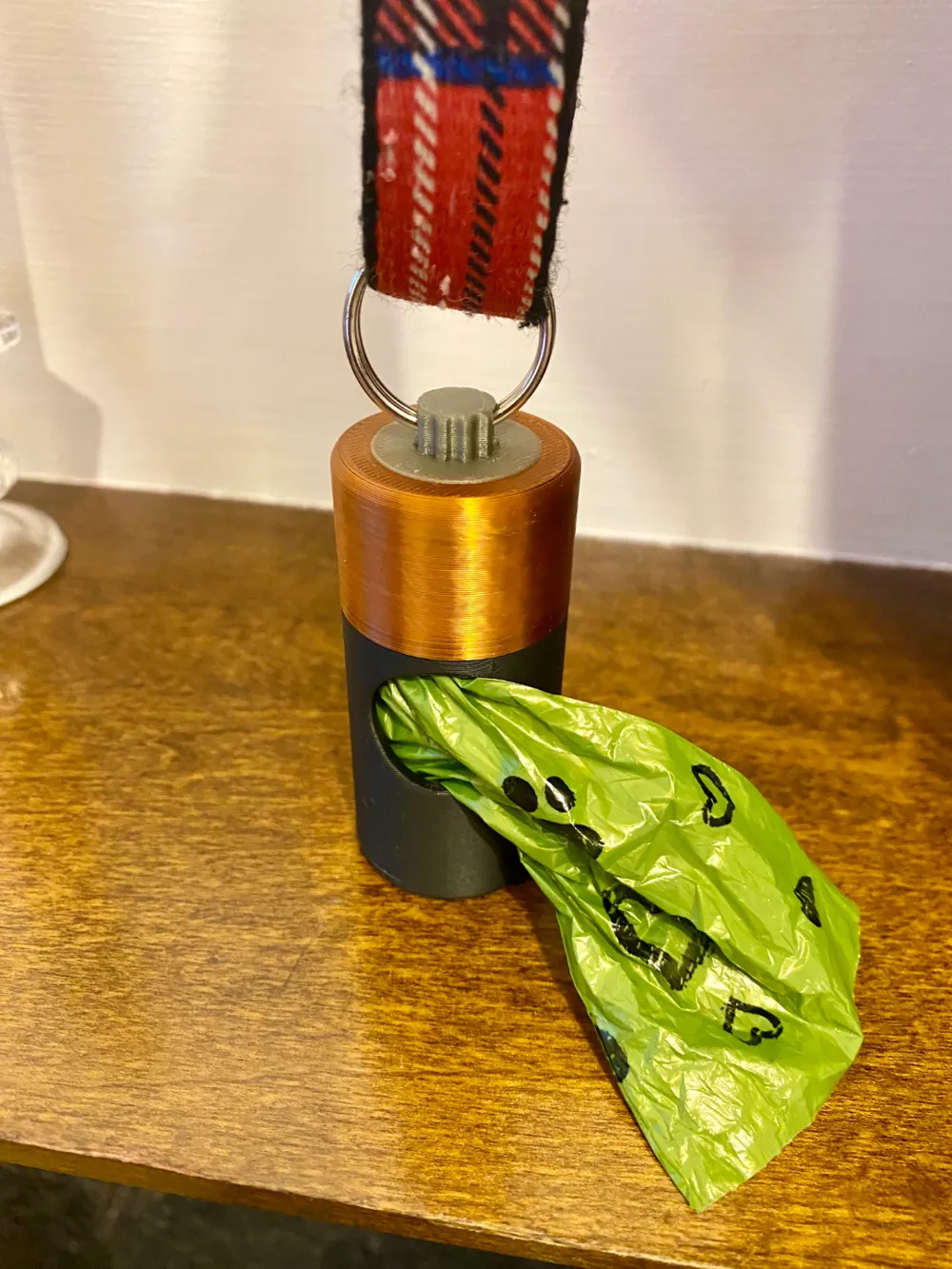 dogacell dog bag holder, photo 4 of 4 - Leash & Poop-bag Holders, duracell