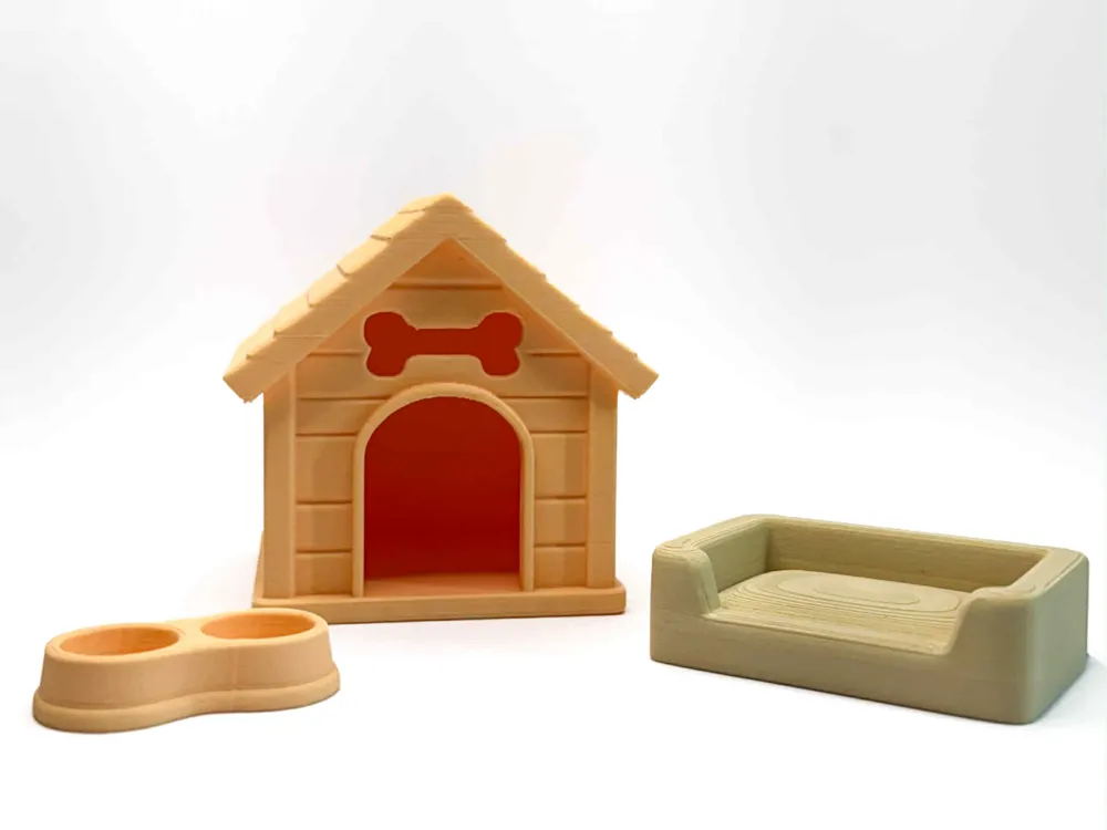Doggo Starter Set, Dog House, Food Bowl & Pet Bed, photo 4 of 4 - Doggo Starter Set, Dog House, Food Bowl & Pet Bed Pets