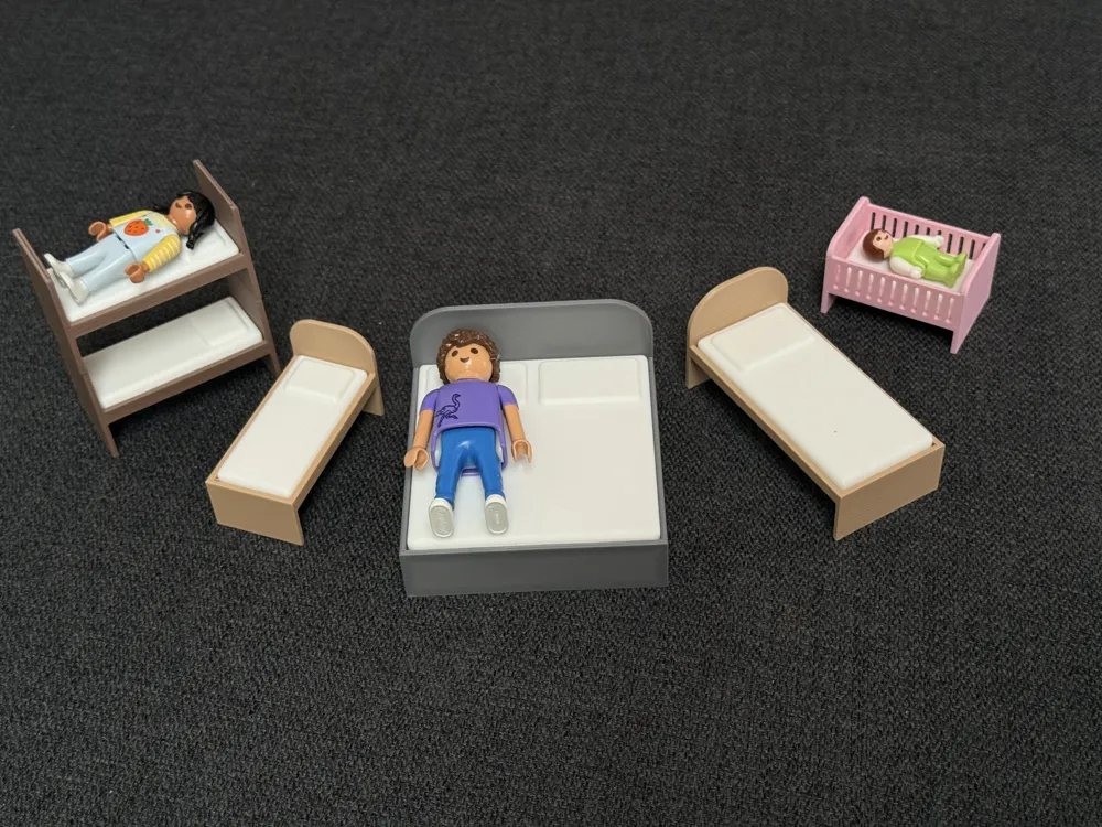 Dollhouse Bed Set, photo 3 of 5 - Dolls & Pretend Play, playmobil
