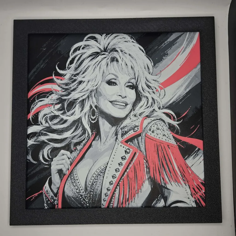Dolly Parton Hueforge, photo 2 of 4 - Dolly Parton Hueforge Art