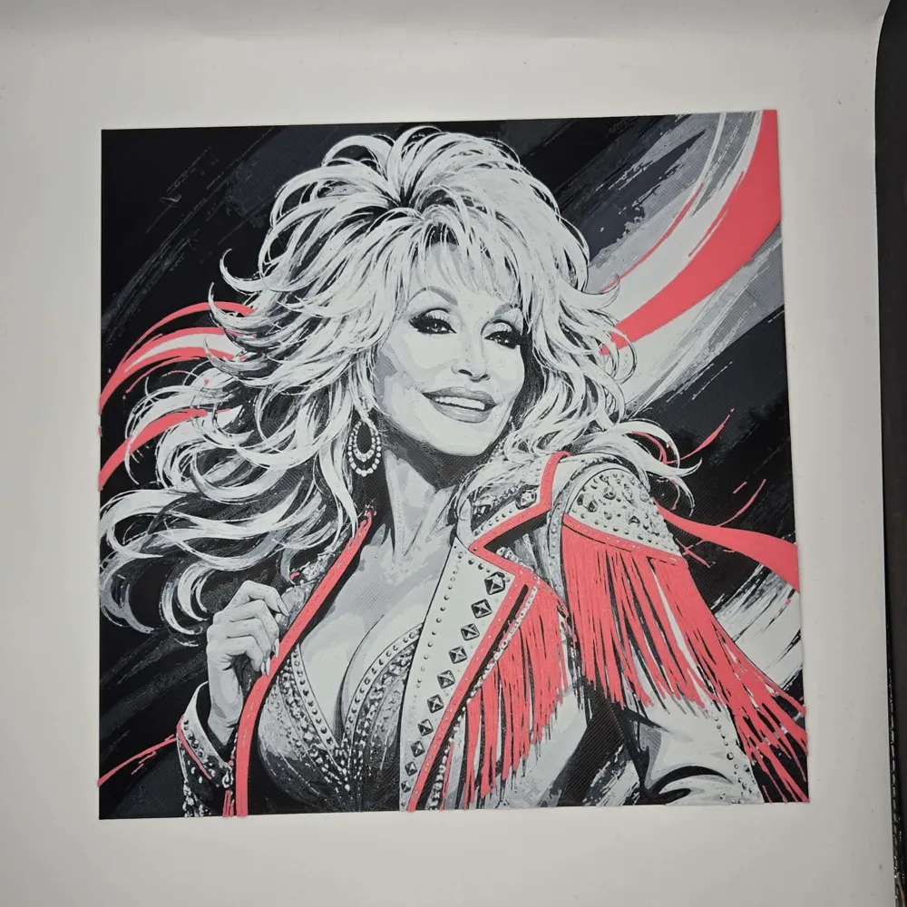 Dolly Parton Hueforge, photo 3 of 4 - Dolly Parton Hueforge Art