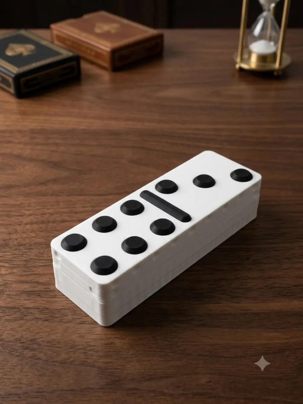 Domino Set with Storage Case, 28 Piece Double-Six, photo 4 of 4 - Domino Set with Storage Case, 28 Piece Double-Six Board Games & Tabletop