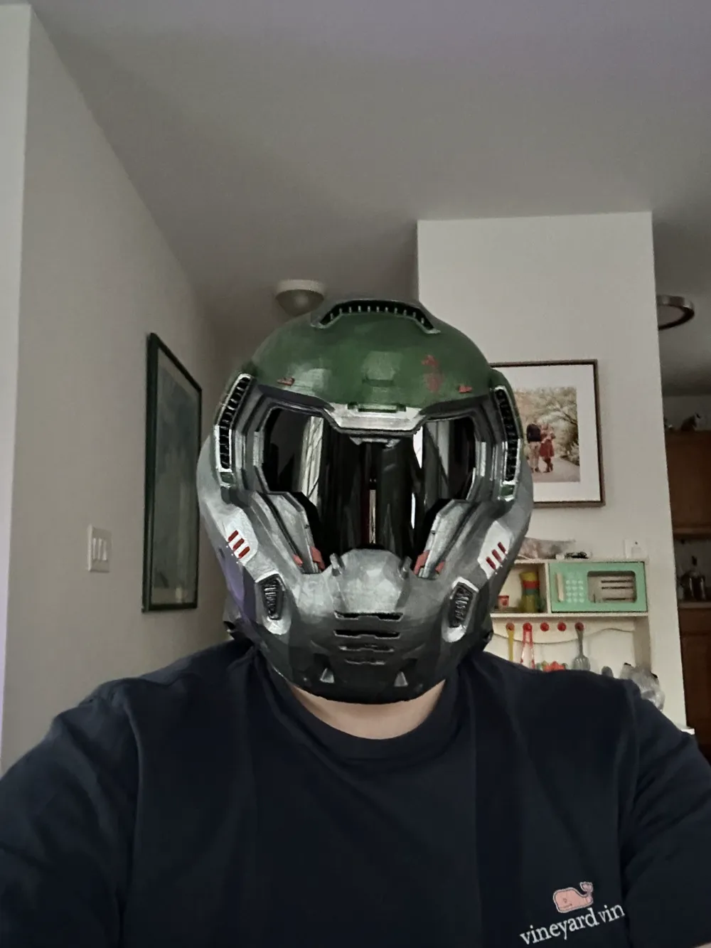 Doom Helmet, photo 3 of 4 - Doom Helmet Props & Cosplay