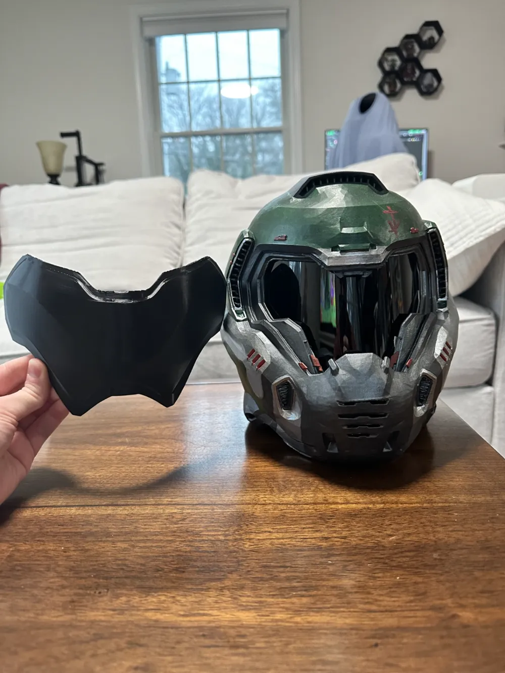 Doom Helmet, photo 4 of 4 - Doom Helmet Props & Cosplay
