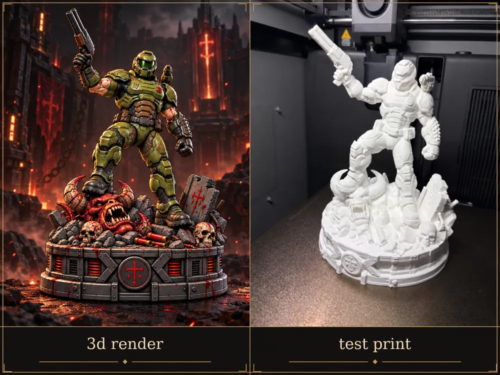 DOOM Slayer, photo 3 of 4 - DOOM Slayer Art