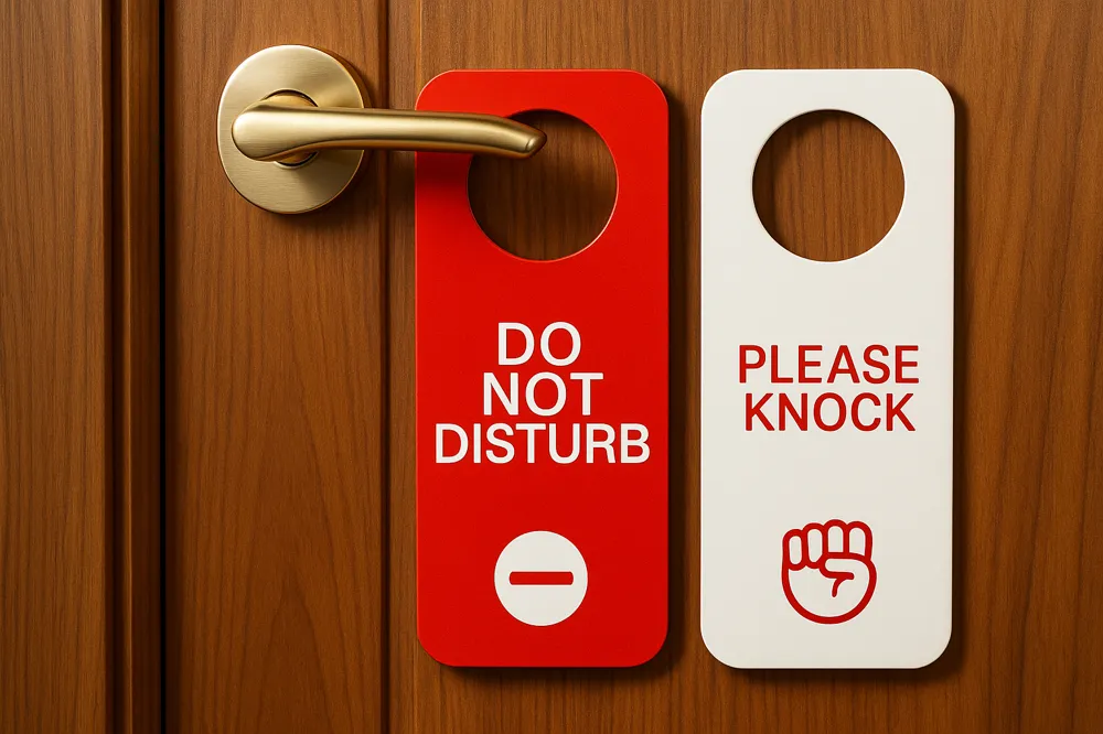 Door Sign - Knob Hanger - Customize front & back, photo 2 of 4 - Drawer Handles & Knobs, christmas