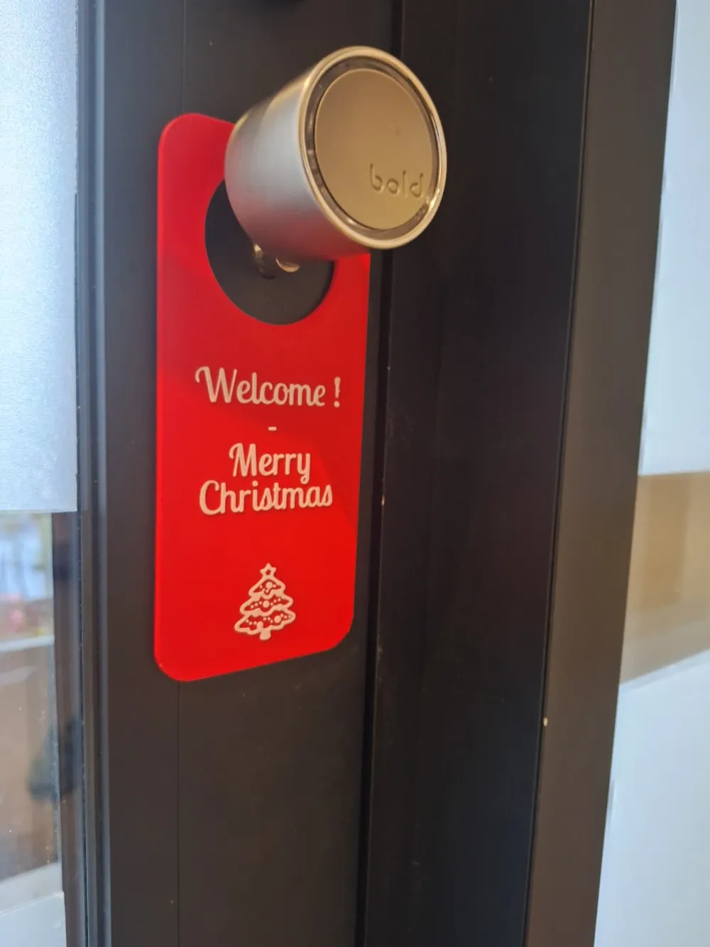 Door Sign - Knob Hanger - Customize front & back, photo 3 of 4 - Drawer Handles & Knobs, parametric